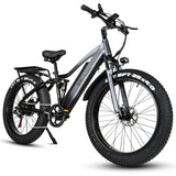 CMACEWHEEL TP26 26" Fat Tire Electric Mountain Bike 750W Motor 48V 17Ah Battery