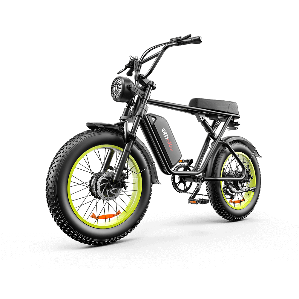 EMOKO-C91-20-inch-Fat-Tire-Electric-All-Terrain-Bike-1000w-Motor-48V-20Ah-battery-black-with-green-wheel