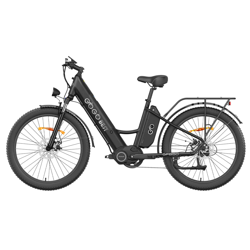 GOGOBEST GF850 26" Electric Mid Mounted Motor Bicycle 500W 48V 10.4AH*2