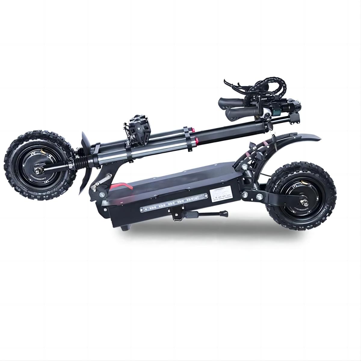 TOURSOR E5B 11" Folding Electric Scooter with Seat 3000W*2 Dual Motors 60V 35Ah Battery