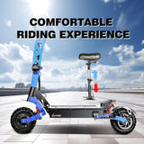 TOURSOR E8 PRO 11" Folding Electric Scooter with Seat 3000W*2 Dual Motors 60V 35Ah Battery