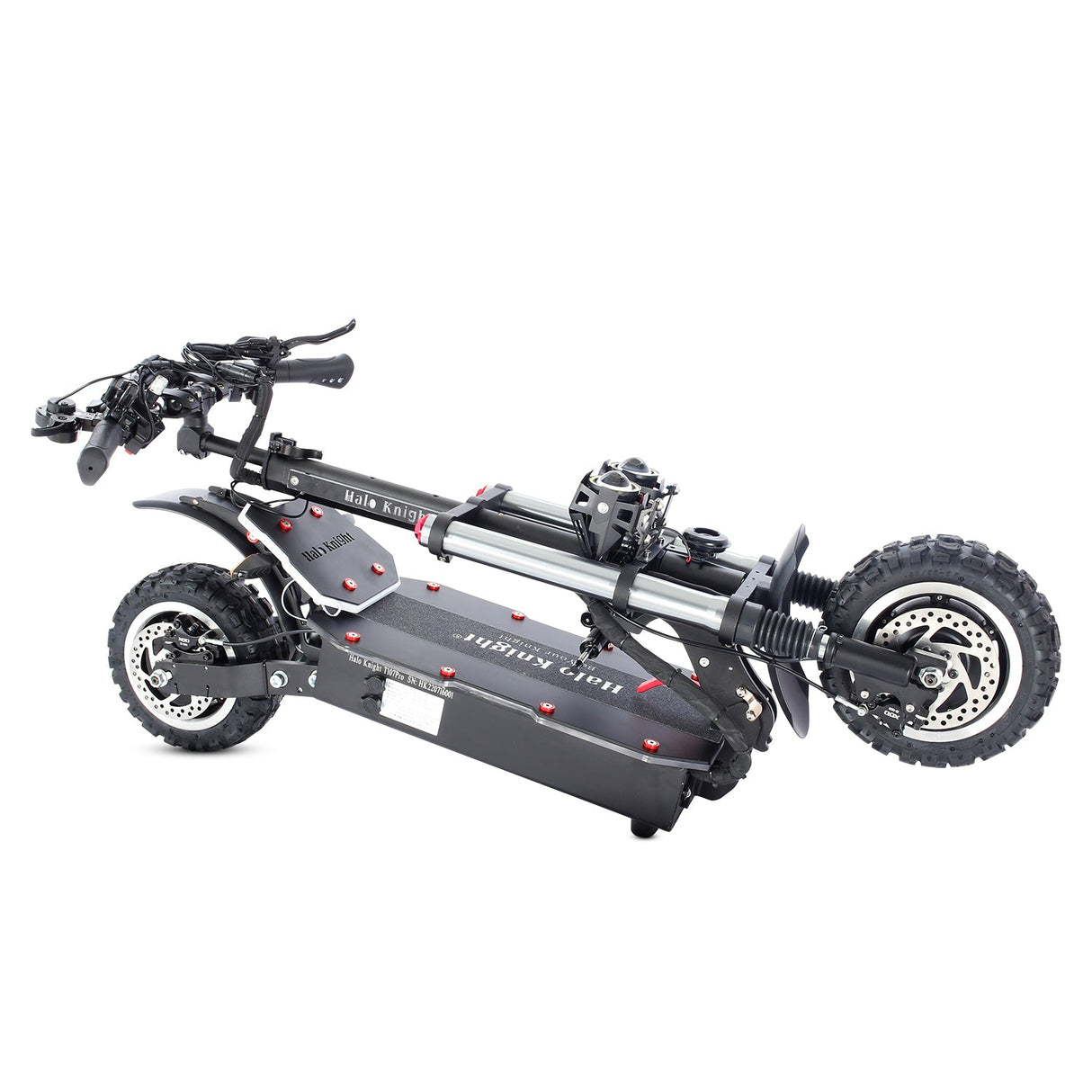 Halo Knight T107 Pro 11" Foldable Electric Scooter 3000 W*2 Dual Motor 60V 38.4 Ah Battery