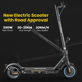 HONEY WHALE E9 Scooter elettrico pieghevole da 8,5 pollici Motore 350 W Batteria 36 V 7,5 Ah (ABE)