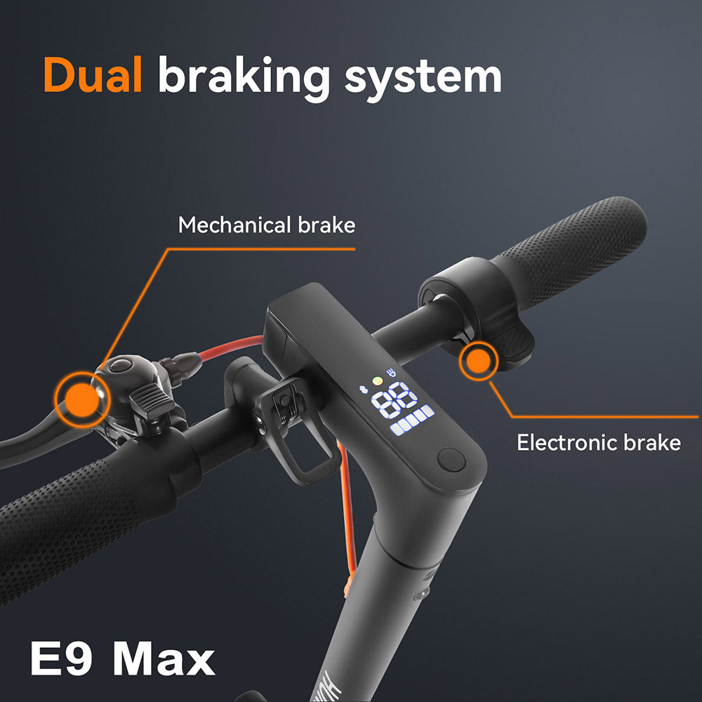 MÉZES WHALE E9 Max 10"-es összecsukható elektromos robogó 500W motor 36V 10Ah akkumulátor (ABE)