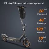 HONEY WHALE E9 Max 10" Foldable Electric Scooter 500W Motor 36V 10Ah Battery (ABE)