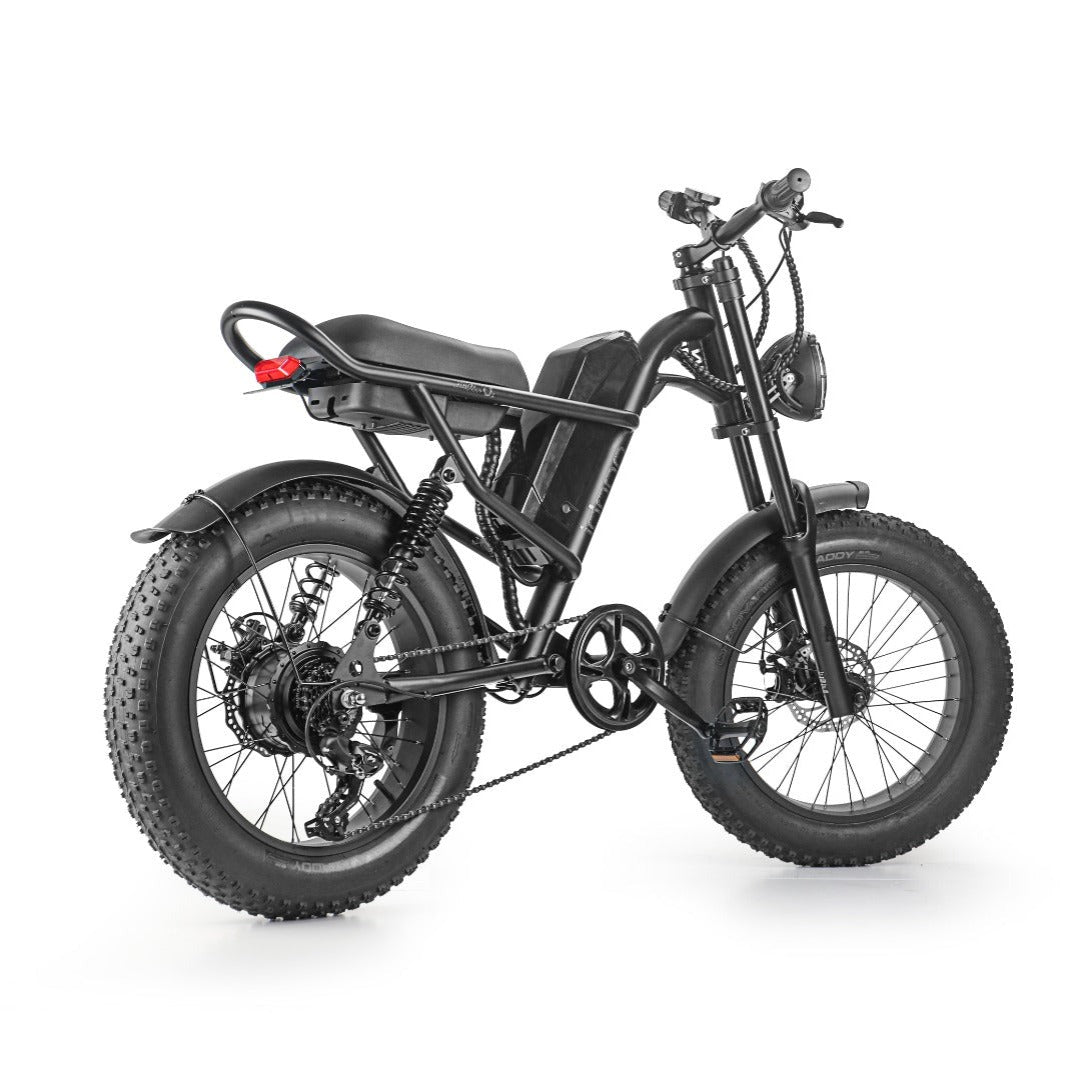 IDPOO IM-J1 20" Fat Tires Electric Bike 500W Brushless Motor 48V 15Ah Battery