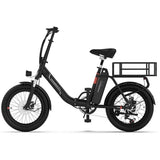 INVANTI TIDE2/ EB11 Electric Bike Rear Bike Basket,Heavy Duty Bicycle Rear Basket