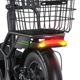 ISINWHEEL HyperX 14" Electric Scooter with Seat & Basket 700W Motor 48V 10Ah Battery