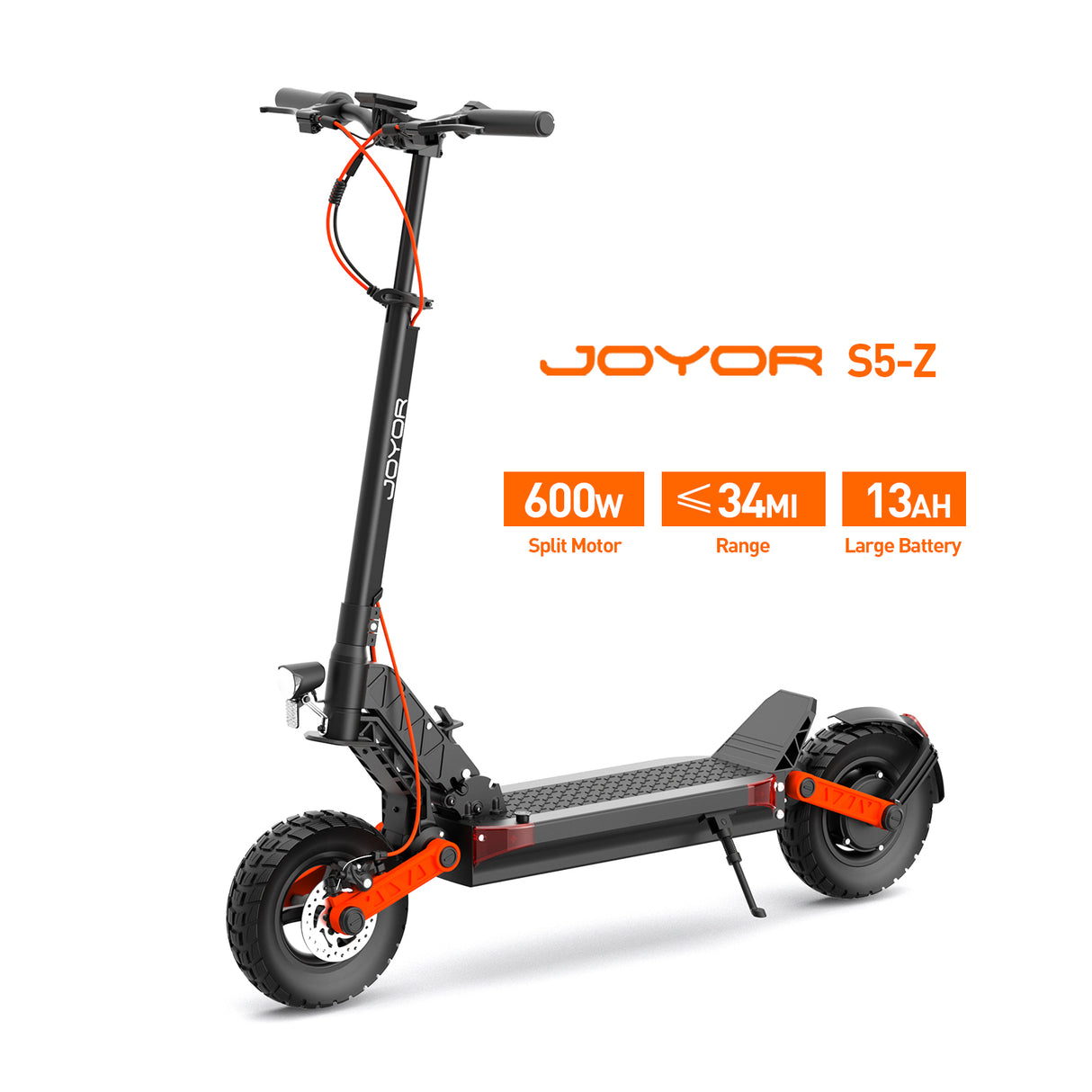 JOYOR S5-Z 10" Off-Road Electric Scooter 600W Motor 48V 13Ah Battery (EU&UK)