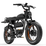 LANKELEISI X-Black Knight 20" Fat Tire All-Terrain Electric Bike 2000W Dual Motor 48V 45Ah Battery