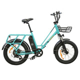 LUCHIA Tauro 20" Fat Tire Electric Utility Bike 250W Motor 36V 10Ah Battery