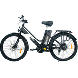 OneSport BK8 mountain ebike step-through 26 inch 250-350W Motor 36V 10.4Ah Battery black Gleeride