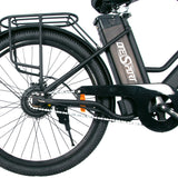 OneSport BK8 mountain ebike step-through 26 inch 250-350W Motor 36V 10.4Ah Battery black Gleeride, bicycle chain