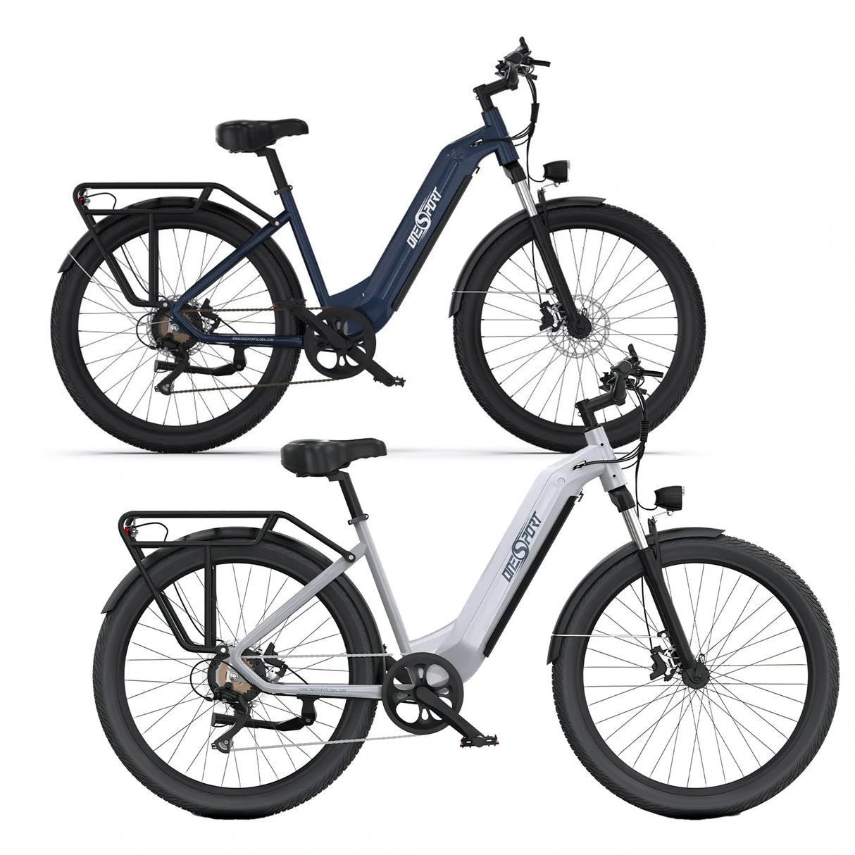 OneSport OT05 Step-Thru Electric City Bike Combo