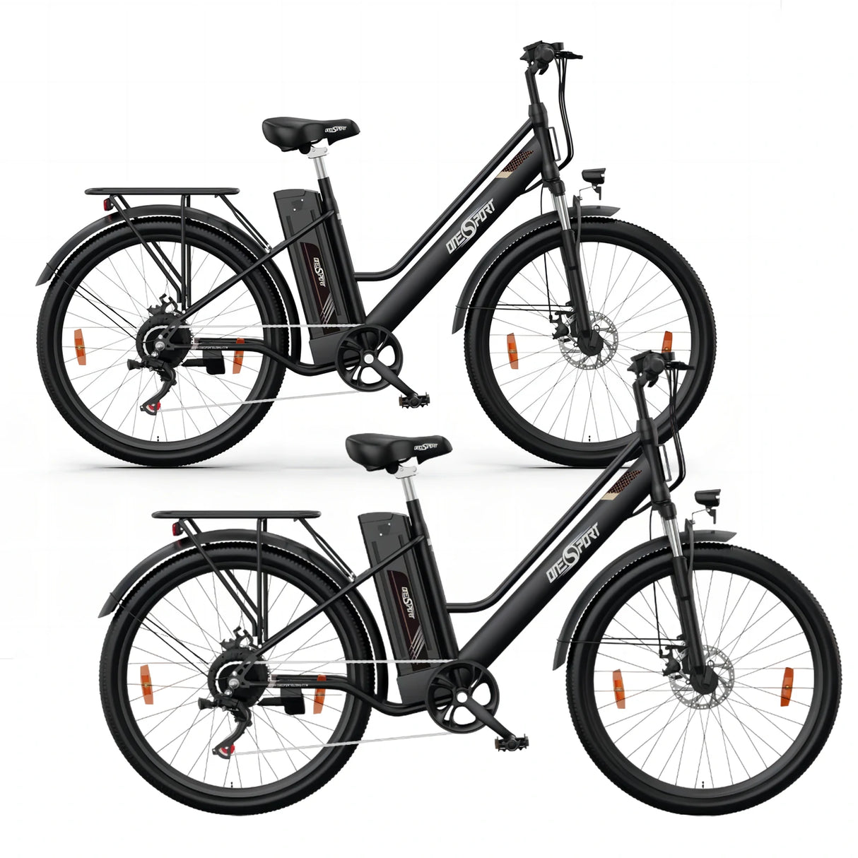 OneSport OT18-3 Step-Thru Electric Bike Combo