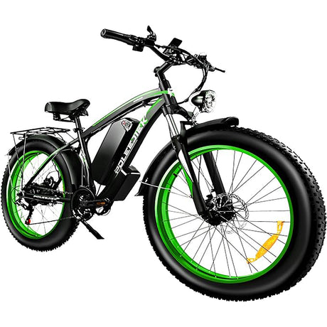 POLEEJIEK DP-2602 26" Fat Tire Mountain Electric Bike 2000W Dual Motors 48V 20Ah Battery