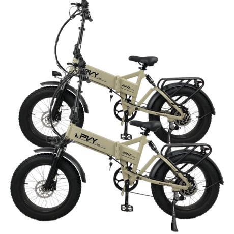 PVY Z20 Plus Fat Tire Electric Folding  Bike 1000W Motor Combo