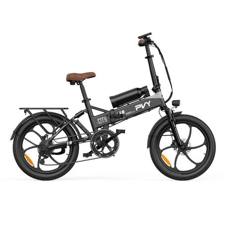 PVY Z20 Max 20" Electric Folding Bike 250W Motor 36V 15Ah+10.6Ah Dual Batteries