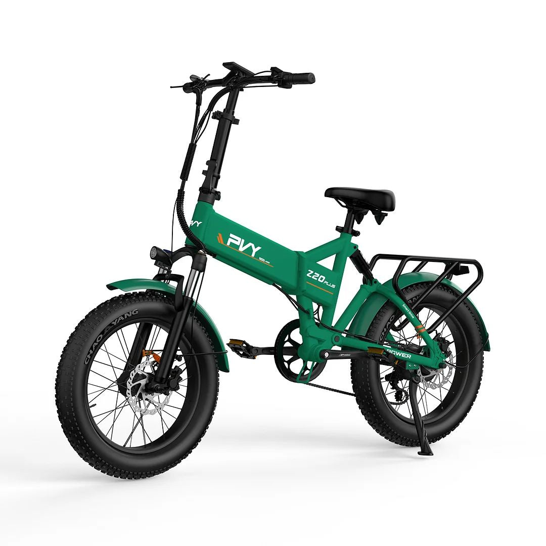 PVY Z20 Plus 20" Fat Tire Electric Folding  Bike 1000W Motor 48V 16.5Ah Battery