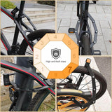 SHENGMILO Folding Bike Lock with Stand for Electric Bike