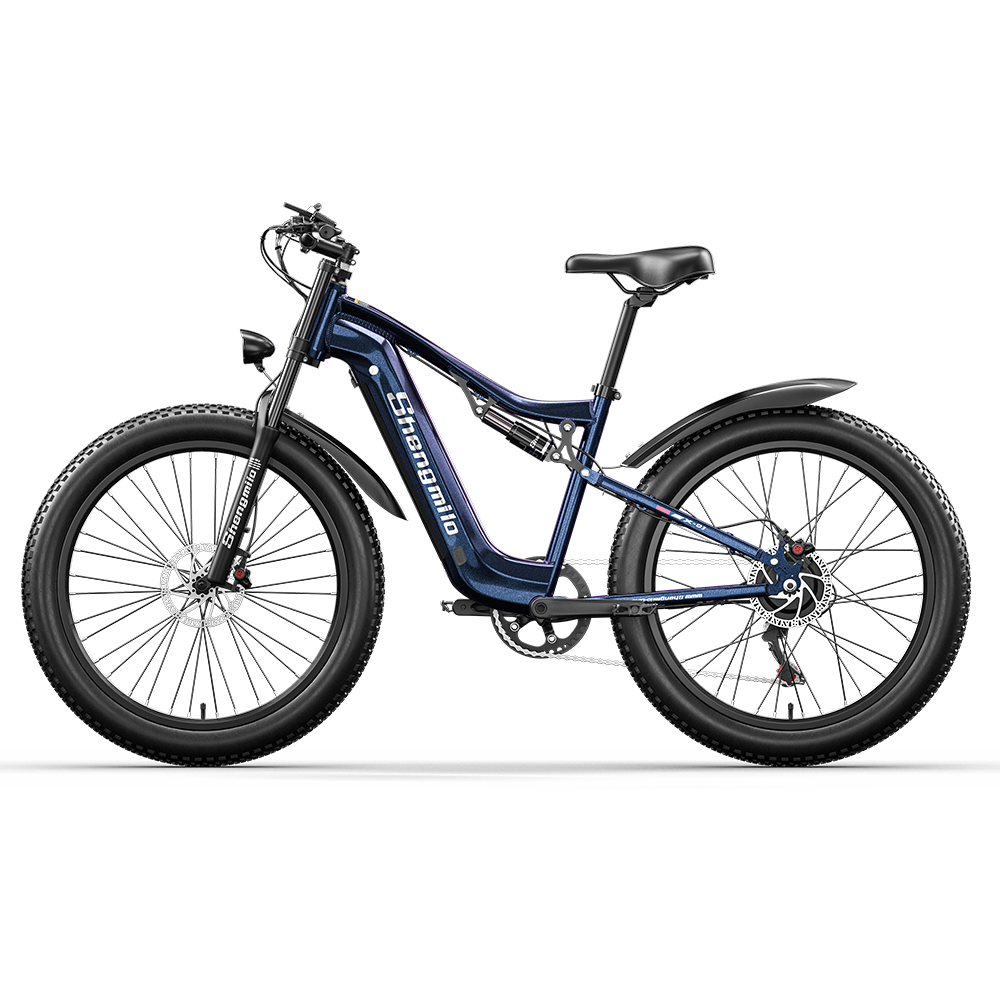 Shengmilo MX03 26" Fat Tire Electric Mountain Bike 500W Motor 48V 17.5Ah Battery