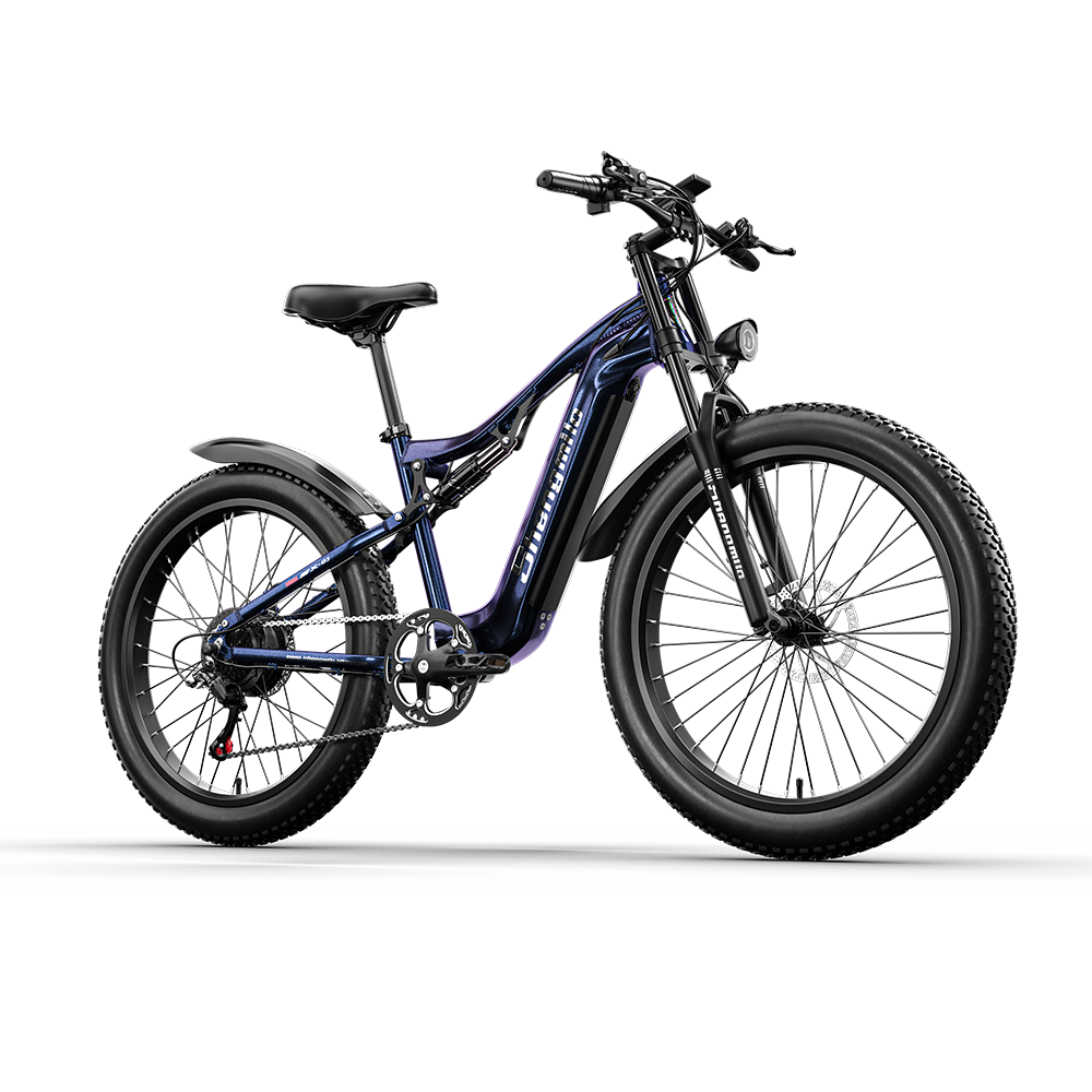 Shengmilo MX03 26" Fat Tire Electric Mountain Bike 500W Motor 48V 17.5Ah Battery