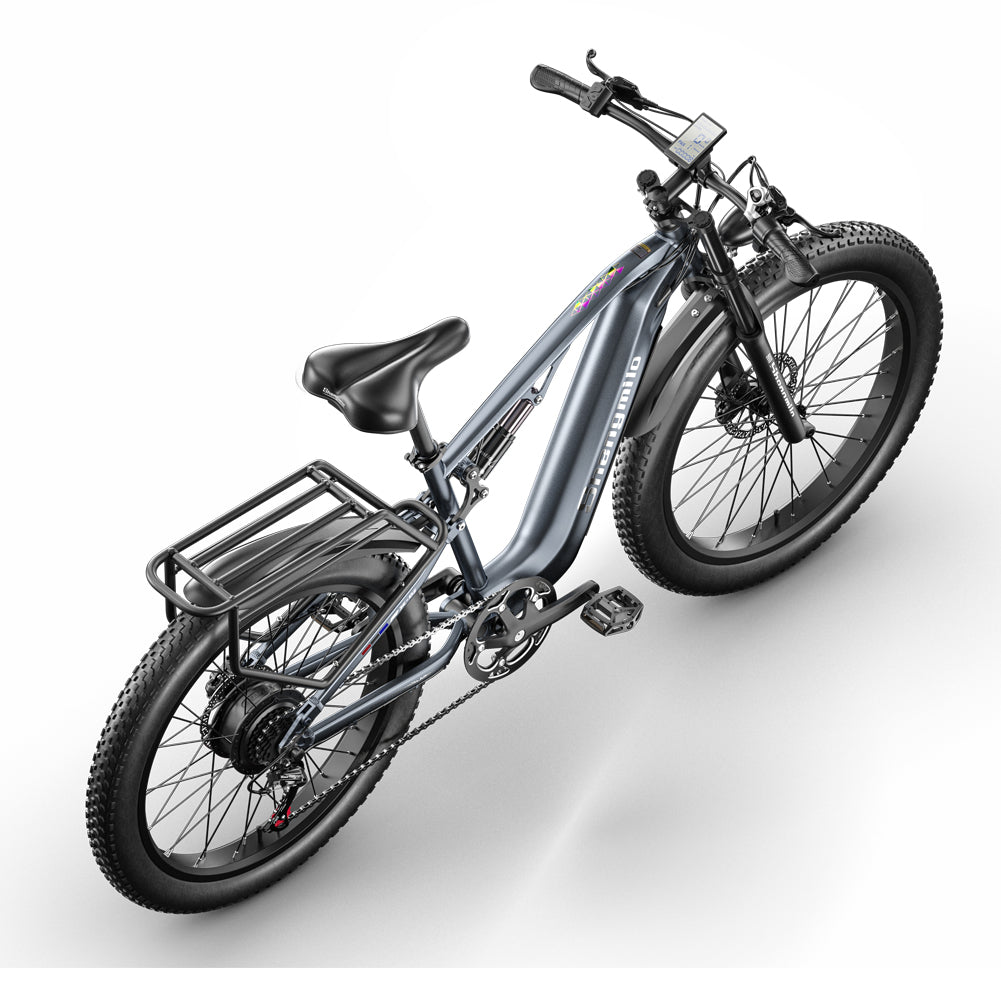 Shengmilo MX05 26" Fat Tire Electric Mountain Bike 1000W Motor 48V 17.5Ah Battery