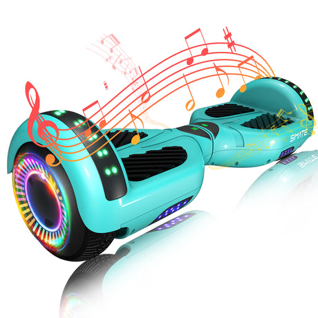 Simate Go Kart P6 6.5" Bluetooth Hoverboard For Kids 500W Motor 36V 2.0Ah Battery With Seat