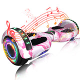 Simate Go Kart P6 6.5" Bluetooth Hoverboard For Kids 500W Motor 36V 2.0Ah Battery With Seat