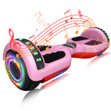 Simate Go Kart P6 6.5" Bluetooth Hoverboard For Kids 500W Motor 36V 2.0Ah Battery With Seat