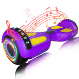 Simate Go Kart P6 6.5" Bluetooth Hoverboard For Kids 500W Motor 36V 2.0Ah Battery With Seat