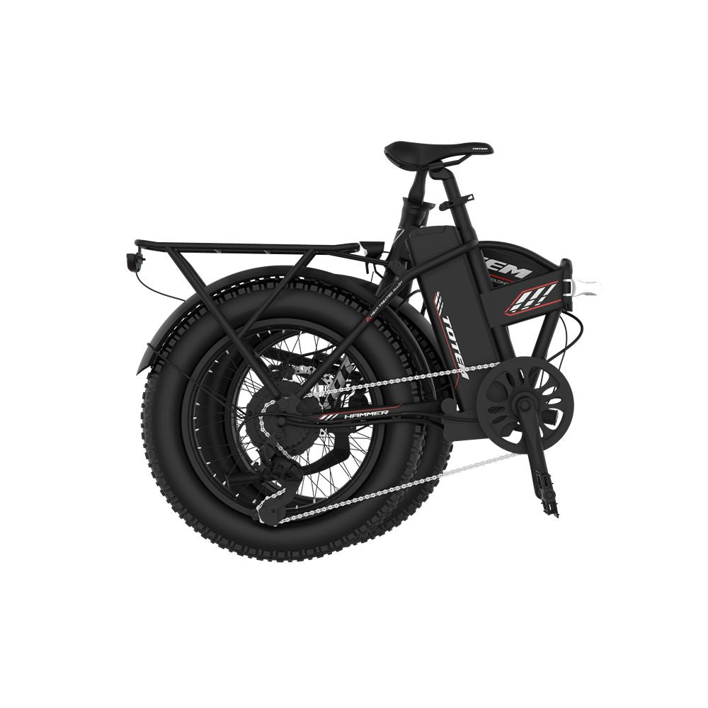 Totem Hammer Vélo Pliant Électrique 500W VINKA Moteur 48V 10.4Ah Batterie