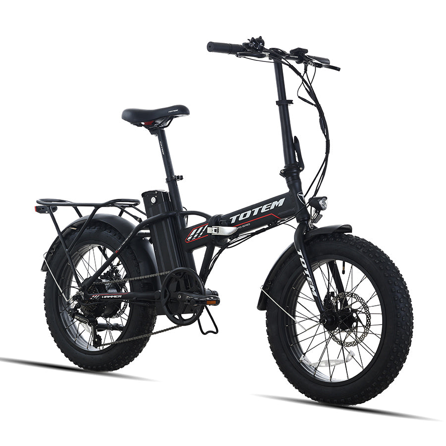 Totem Hammer Vélo Pliant Électrique 500W VINKA Moteur 48V 10.4Ah Batterie