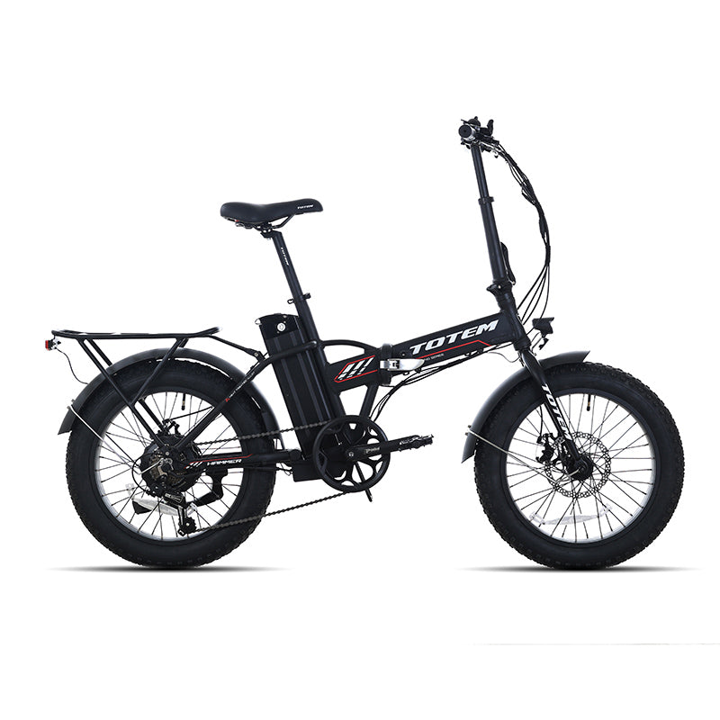 Bici Elettrica Pieghevole Totem Hammer Motore 500W VINKA Batteria 48V 10.4Ah