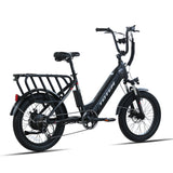 Totem Hauler Fat Tire Bici elettrica Utilitaria Motore con mozzo con ingranaggio 750W Batteria 48V 15Ah