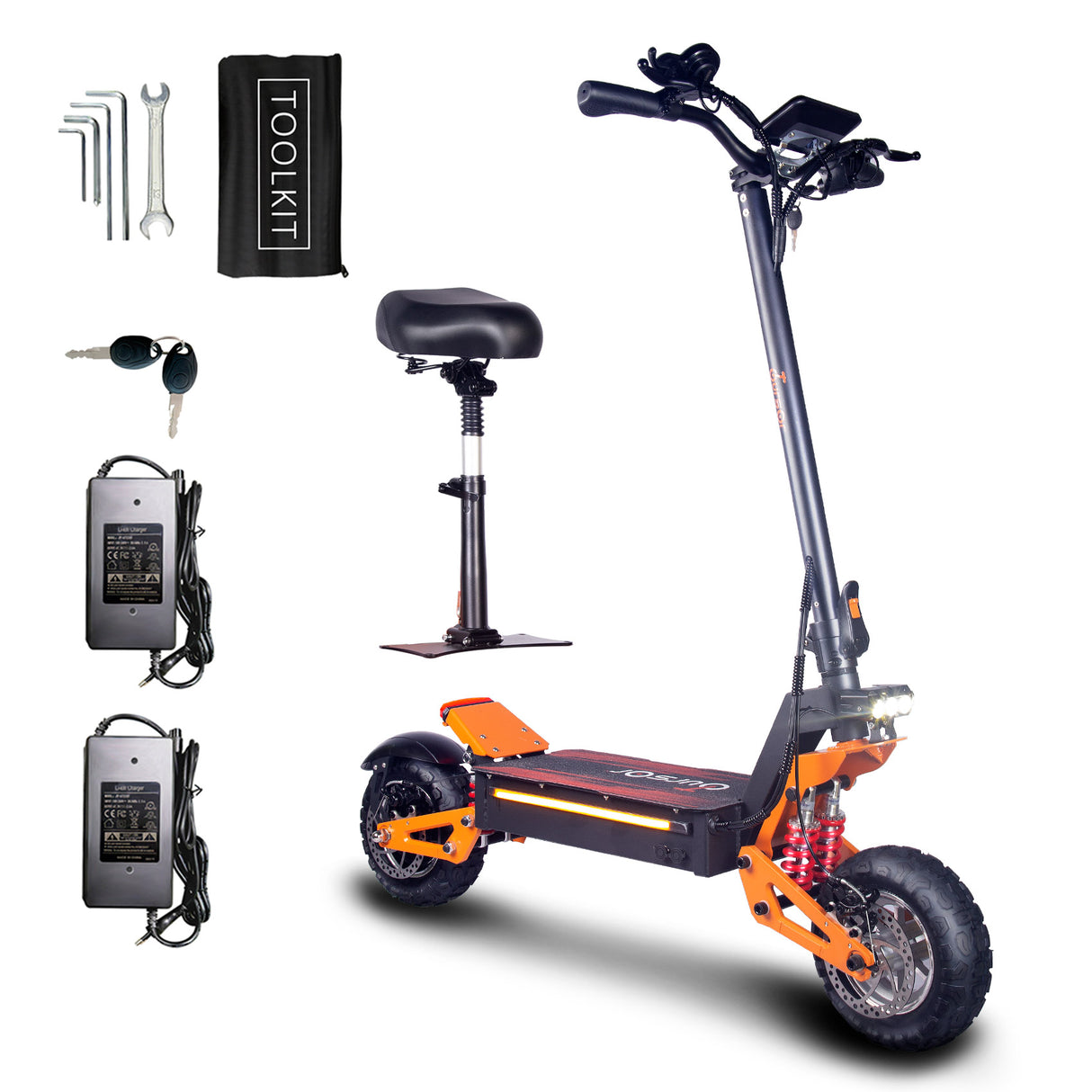 TOURSOR X5-48 11" Folding Electric Scooter 1200W Motor 48V 18Ah Battery